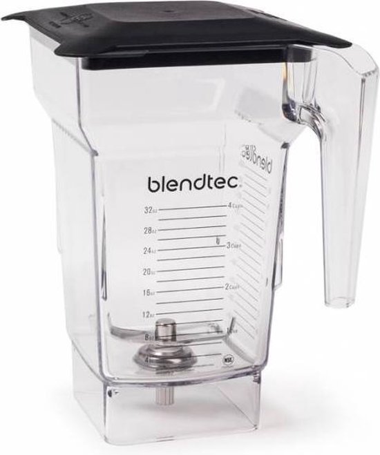 Blendtec Jar 4Side 1,8L kan transparant zachte deksel