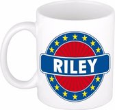 Riley naam koffie mok / beker 300 ml  - namen mokken