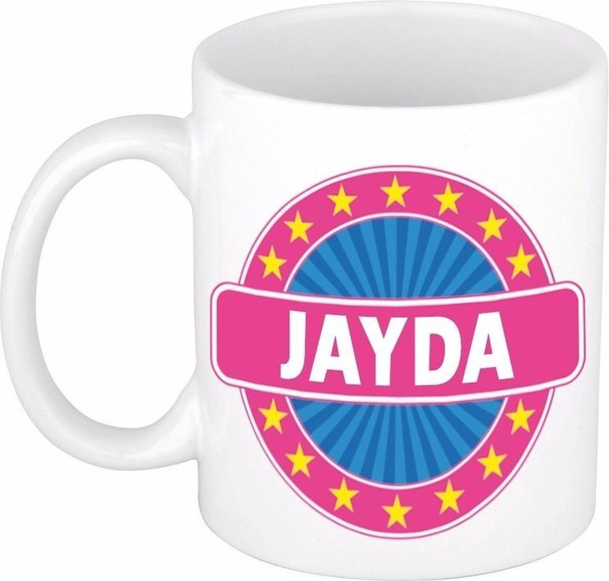 Jayda naam koffie mok / beker 300 ml - namen mokken - Bellatio Decorations