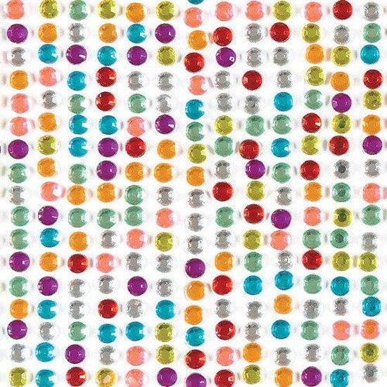 Cursus luister Kritisch Strips met zelfklevende edelstenen in regenboogkleuren - stickers voor  kinderen en... | bol.com