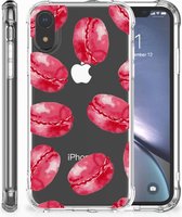 Geschikt voor iPhone XR Case Anti-shock Pink Macarons