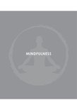 Illustratie van een mediterende persoon binnen een cirkel, met het woord "MINDFULNESS" erop.