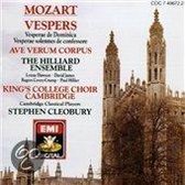 Mozart:Vespers & Ave Verum Cor