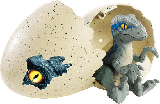 Jurassic World Hatch 'n Play Dino Ei Blue - Speelgoed Dinosaurus | bol.com