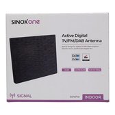 Sinox One - Digitale radio en TV binnenantenne - geschikt voor TV/FM/DAB/DVB-T