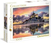 Puzzle Clementoni magnifique Mont Saint-Michel - 1000 pièces