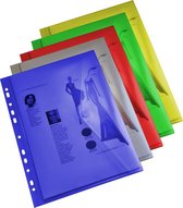 EXXO-HFP #35300 - A4 Ringband Documententas - Assorti kleuren - 10 stuks (1 pak @ 10 stuks)