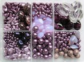 Kralen - Glaskralen - Glasparels - Assortiment - Purple Rain