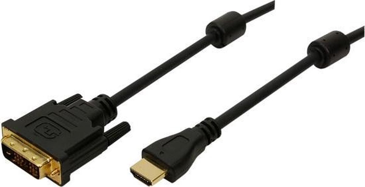 LogiLink HDMI>DVI-D 3m Zwart - Logilink
