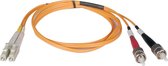 Tripp Lite N318-01M Glasvezel kabel 1 m OM1 LC ST Oranje