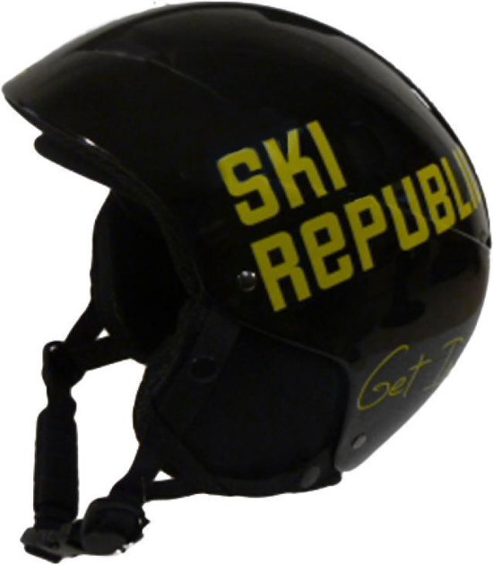 Cairn Skihelm Ski Republic zwart/geel - Diverse maten-57/58 | bol.com