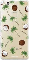 Huawei P10 Lite hoesje TPU Soft Case - Back Cover - Coco Paradise / Kokosnoot / Palmboom