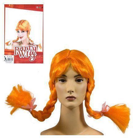 Pruik lang haar met krullen multi-color FireWorks - Mooie pruiken bij