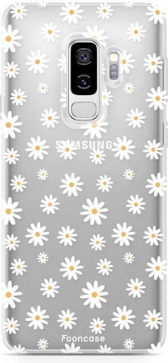 Samsung Galaxy S9 Plus hoesje TPU Soft Case - Back Cover - Madeliefjes