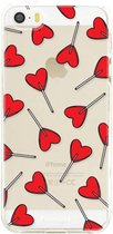 iPhone 5 / 5S hoesje TPU Soft Case - Back Cover - Love Pop
