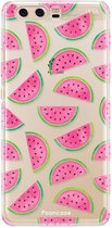 Huawei P10 hoesje TPU Soft Case - Back Cover - Watermeloen