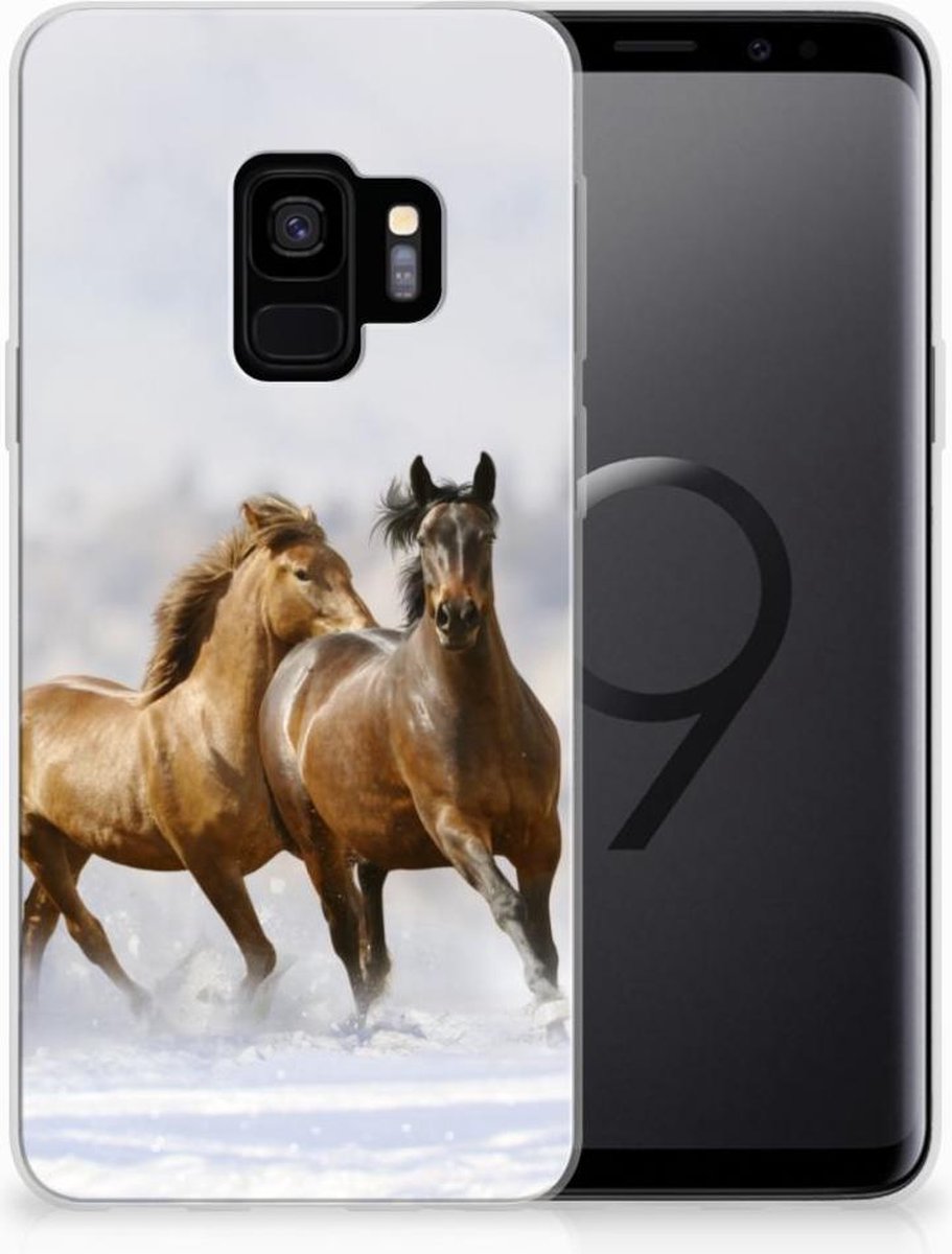 Samsung Galaxy S9 TPU Hoesje Paarden