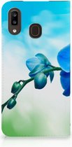 Samsung Galaxy A30 Smart Cover Orchid Blauw