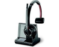 Plantronics Savi W8210/A, UC Monauraal Hoofdband Zwart, Grijs