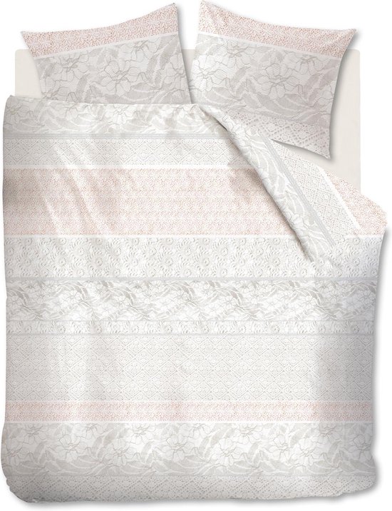 Beddinghouse Lacy Soft Dekbedovertrek - Eenpersoons - 140x200/220 cm - Pink
