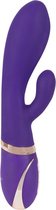 Vibe Couture – Duo Rhapsody G-spot Clitoris Vibrator met Dubbellaagse Siliconen – 22 cm – Paars