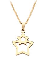 Ster ketting | RVS | 316L | sterren | bff