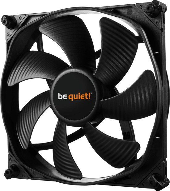 Be quiet! SilentWings 3 140mm PWM ventilator zwart, stille high-speed koeling, hoge luchtdruk, antivibratie