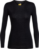 Icebreaker 175 Everyday LS Crewe Dames Thermoshirt - Black - S