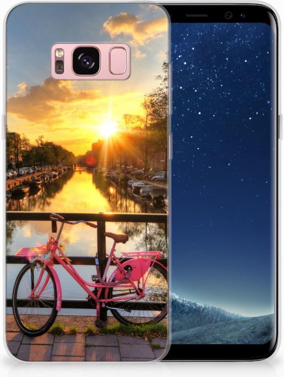 Samsung Galaxy S8 Siliconen Back Cover Amsterdamse Grachten