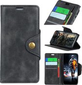 Luxe Book Case - Nokia 3.1 Hoesje - Zwart
