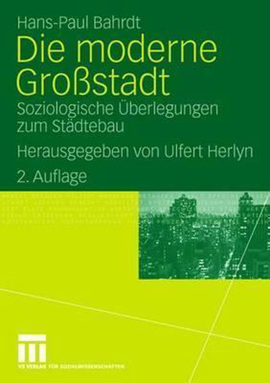 Die moderne Großstadt - cover