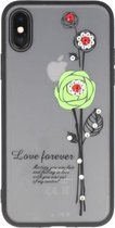 BestCases - Apple iPhone X Love Forever TPU hoesje Groen