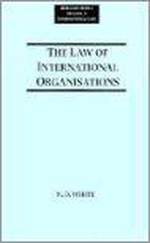 The Law of International Organisations - cover