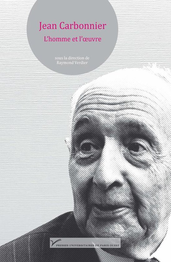 Hors collection - Jean Carbonnier. L’homme et l’œuvre - cover