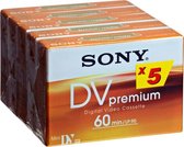 Sony 5DVM60PR MiniDV 60 min. 5-pak