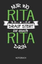 Nur wo Rita drauf steht - Notizbuch