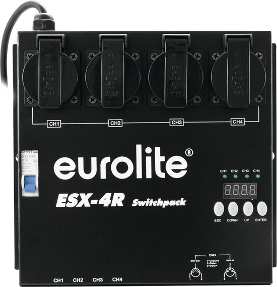 ESX-4R DMX RDM Switch Pack
