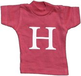 Naamslinger Lettershirts roze H