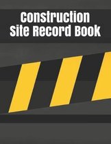 Construction Site Record Book
