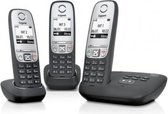 Gigaset A415A - Trio Draadloze telefoon met antwoordapparaat - Met handsfree-functie - grafisch display - Inclusief antwoordapparaat - zwart
