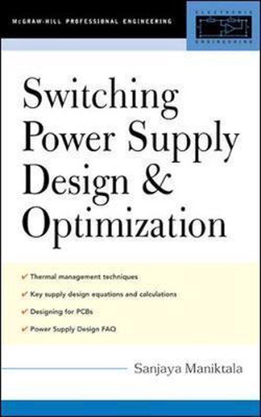 Switching Power Supply Design & Optimization 9780071434836 Sanjaya