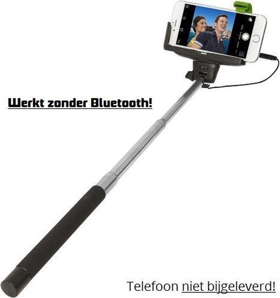 Selfie Stick ROZE 25-120cm zonder bluetooth