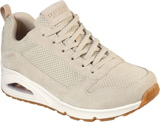 skechers uno two for the show sneakers beige
