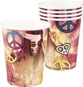 24 stuks: Set a 6 Bekertjes Hippie - 25cl
