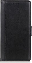 Shop4 - OnePlus 7 Pro Hoesje - Wallet Case Grain Zwart