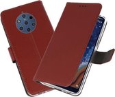 Bestcases Pasjeshouder Telefoonhoesje Nokia 9 PureView - Bruin