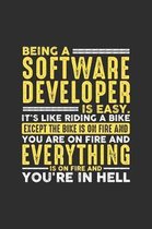 Being a Software Developer is Easy. It's like riding a bike Except the bike is on fire and you are on fire and everything is on fire and you're in hell