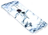 Rozen hoesje wit siliconen Geschikt voor Samsung Galaxy S9 Plus