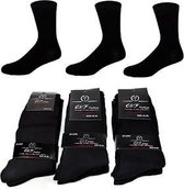E&F Fashion Heren Sokken Zwart Maat 39-42 - 3 Paar - Thermosokken - Werksokken