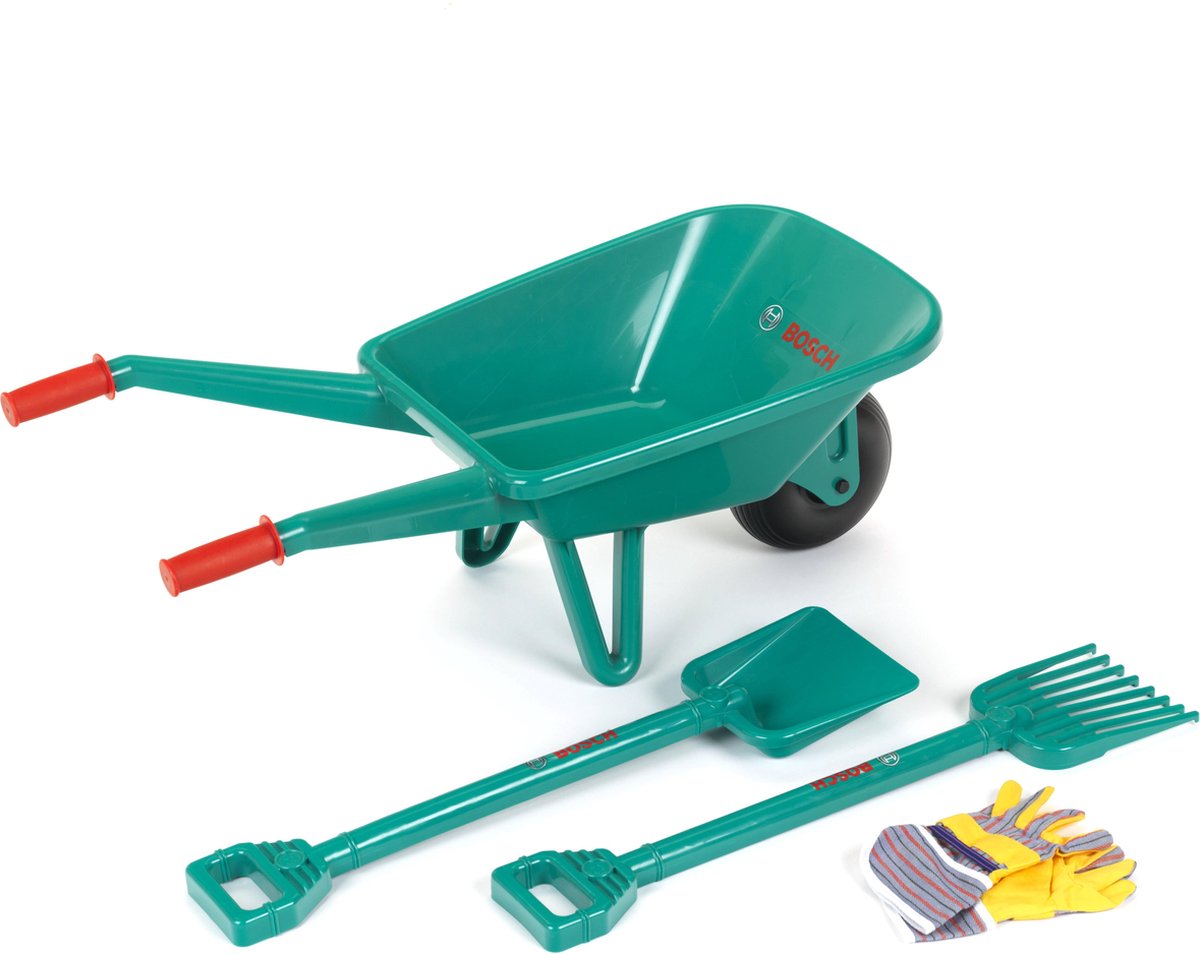 Bosch - Speelgoed kruiwagen - Speelgoed tuingereedschap - Tuinspeelgoed